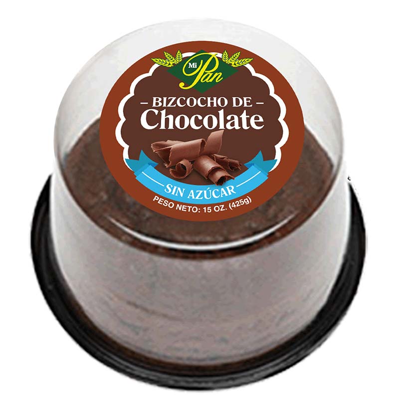 Bizcocho de chocolate sin azúcar Mi Pan