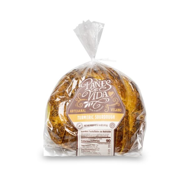 TUM001 -Pan de Vida Turmeric Sourdough