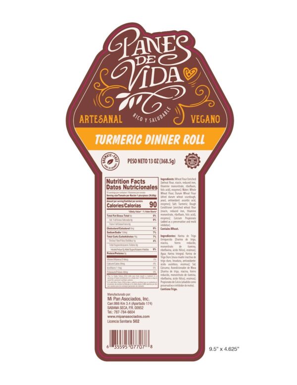 DIN03 - Dinner Roll Turmeric